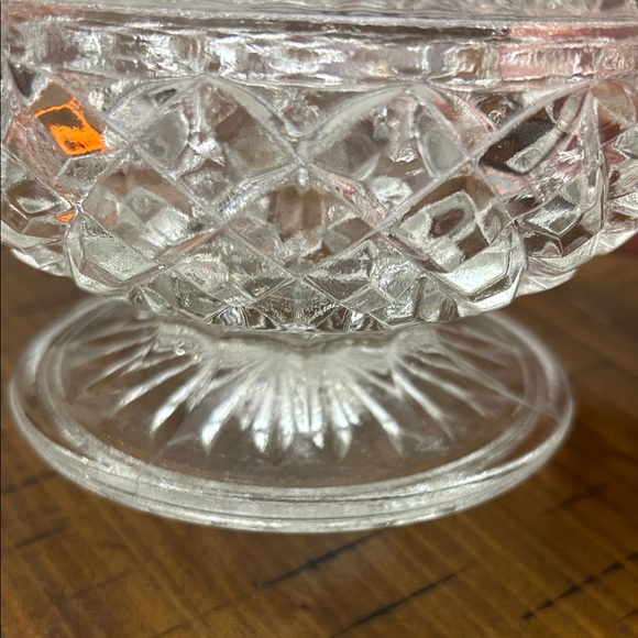 Vgt Anchor Hocking Wexford candy dish/pedestal compote. - Picture 6 of 7